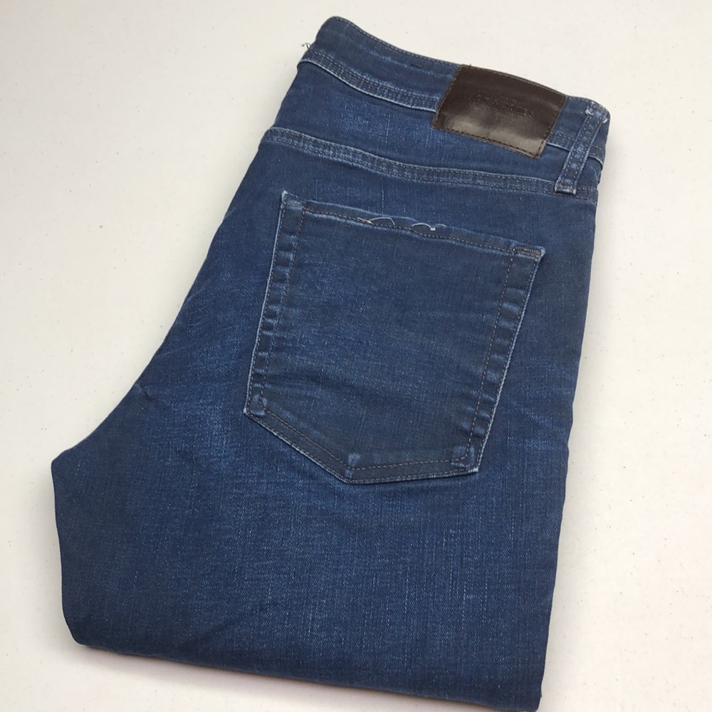 MENS JACK & JONES TIM BUTTONFLY SLIM JEANS 34x32 ⭐️
